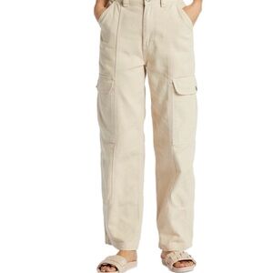 Roxy Women’s Ecru Cargo Pants Size XS